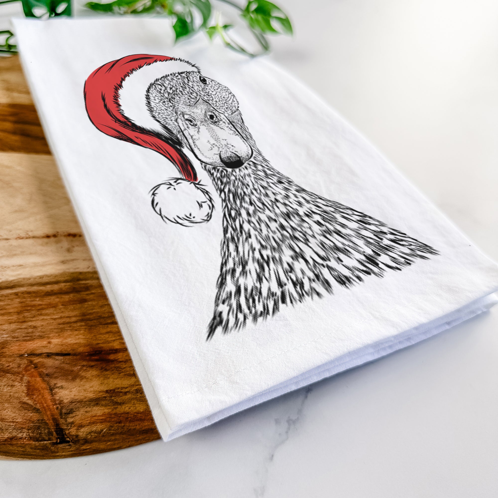 Marge the Mallard Duck Tea Towel