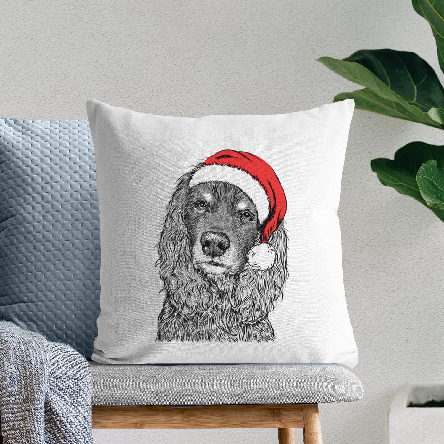 Marley Boy the American Cocker Spaniel - Throw Pillow Cover