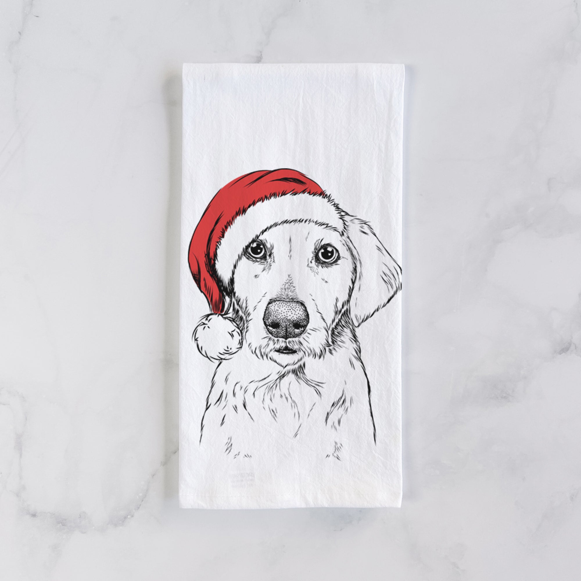 Marley Sue the Labradoodle Tea Towel