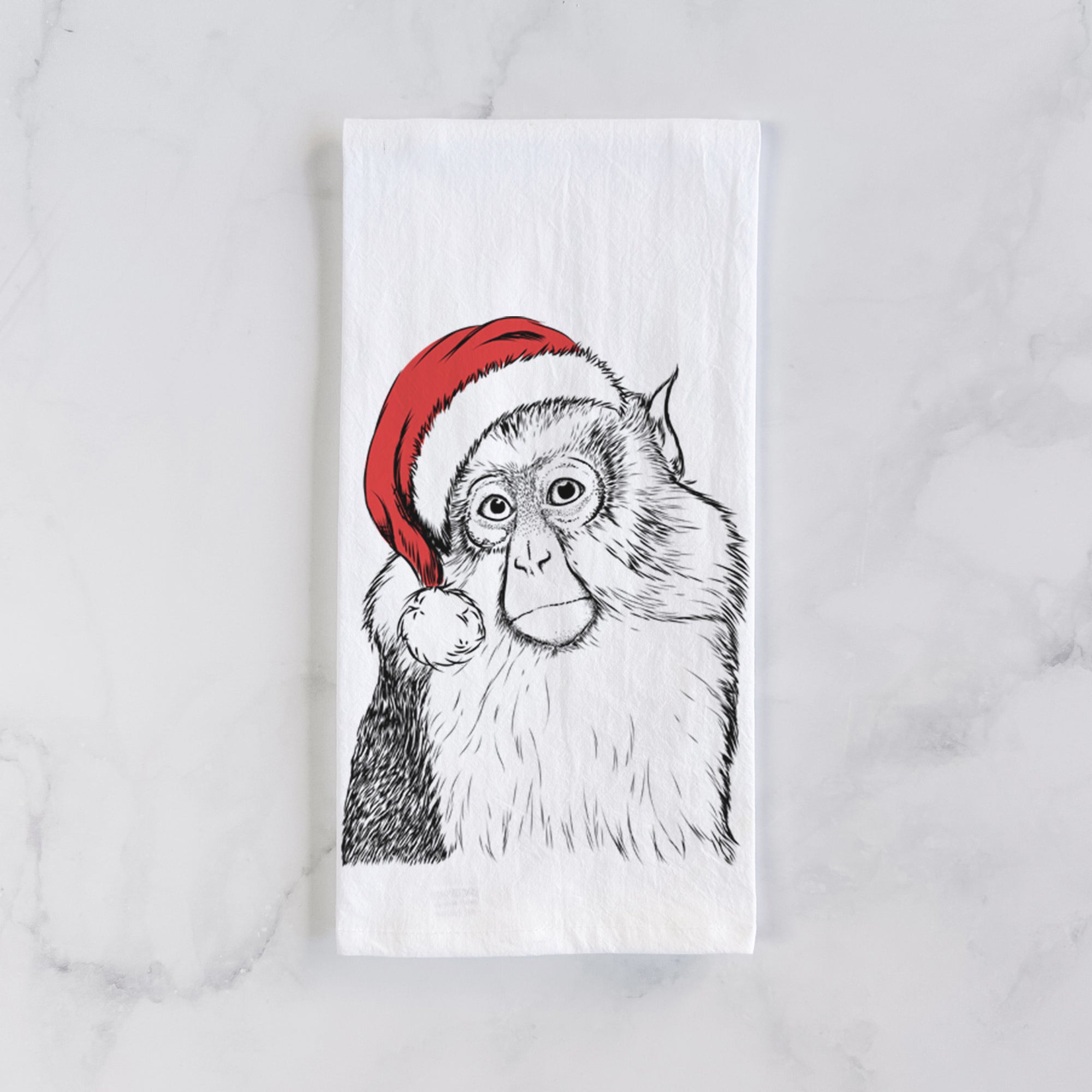 Matata the Mona Monkey Tea Towel