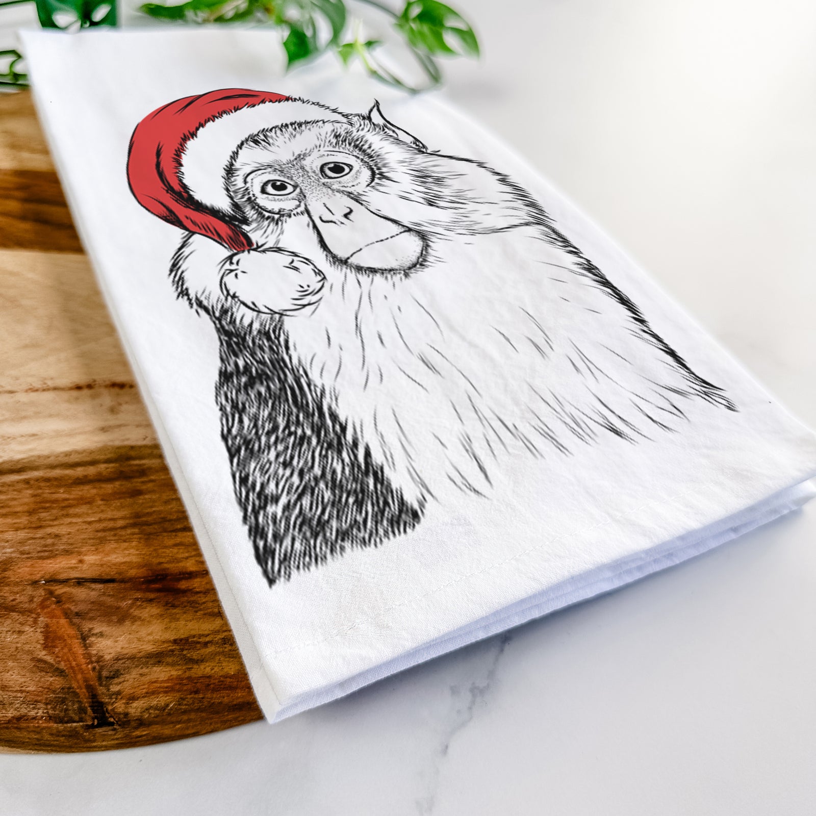 Matata the Mona Monkey Tea Towel