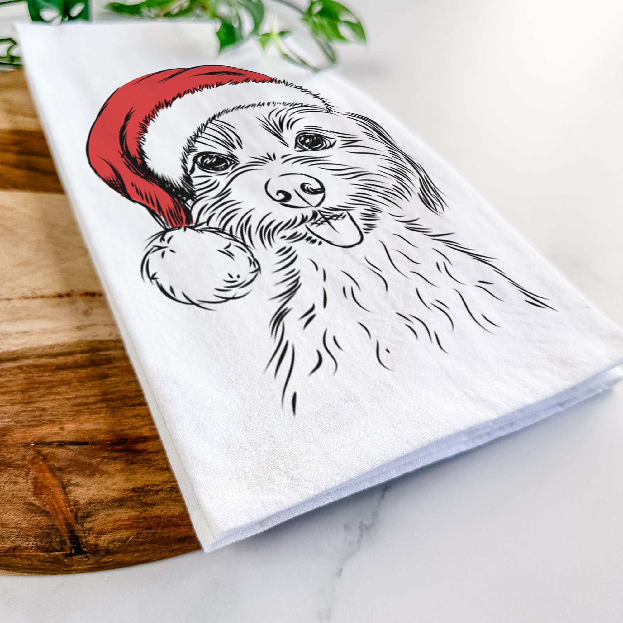 Mater the Yorkshire Terrier Tea Towel