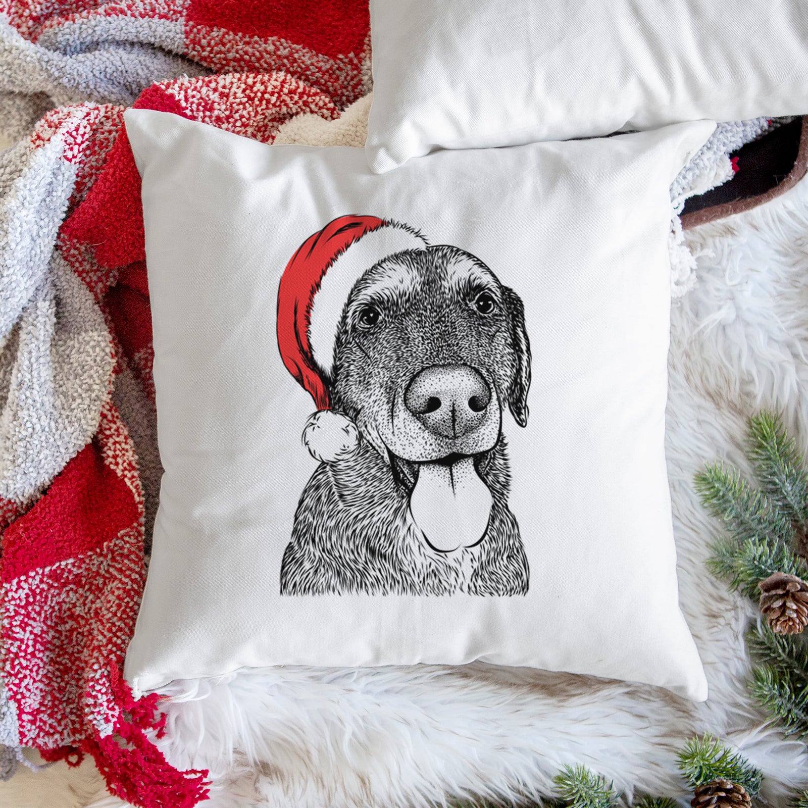 Max the Labrador Retriever - Throw Pillow Cover