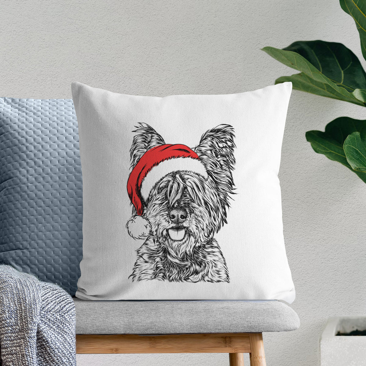 McDuff the Cairn Terrier - Throw Pillow Cover