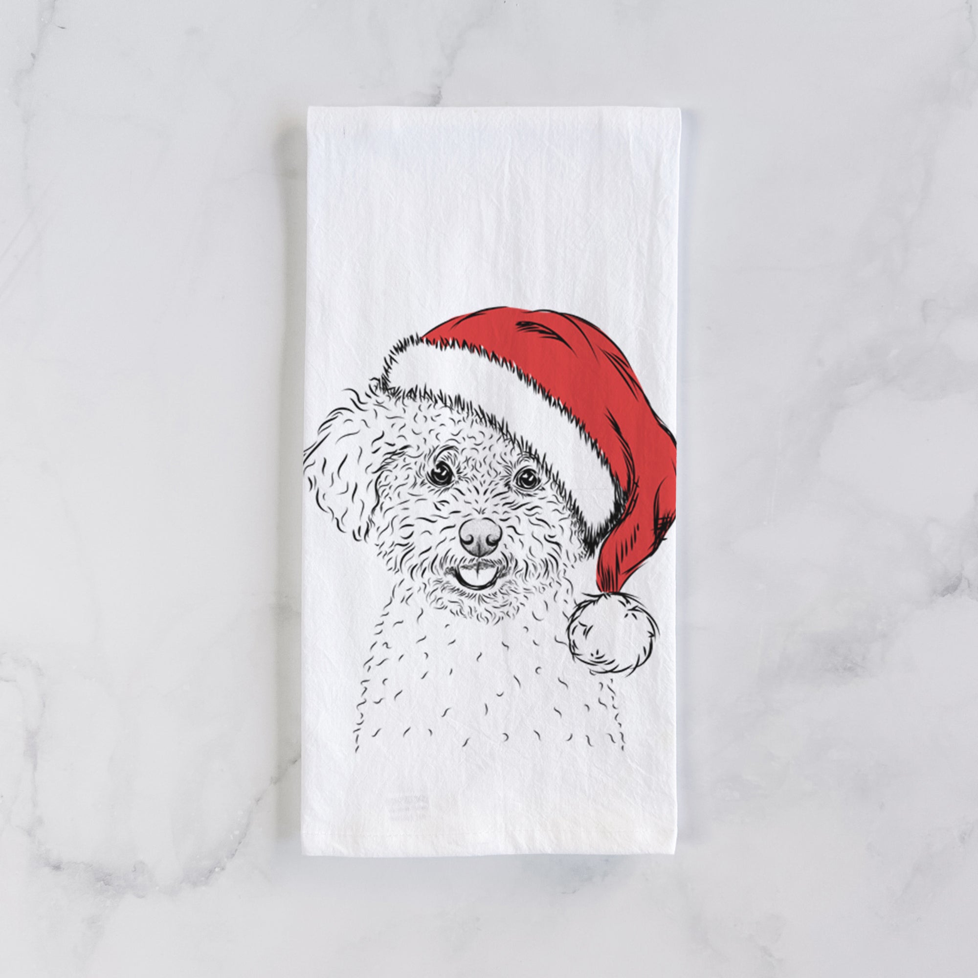 Mickey the Bichon Frise Tea Towel