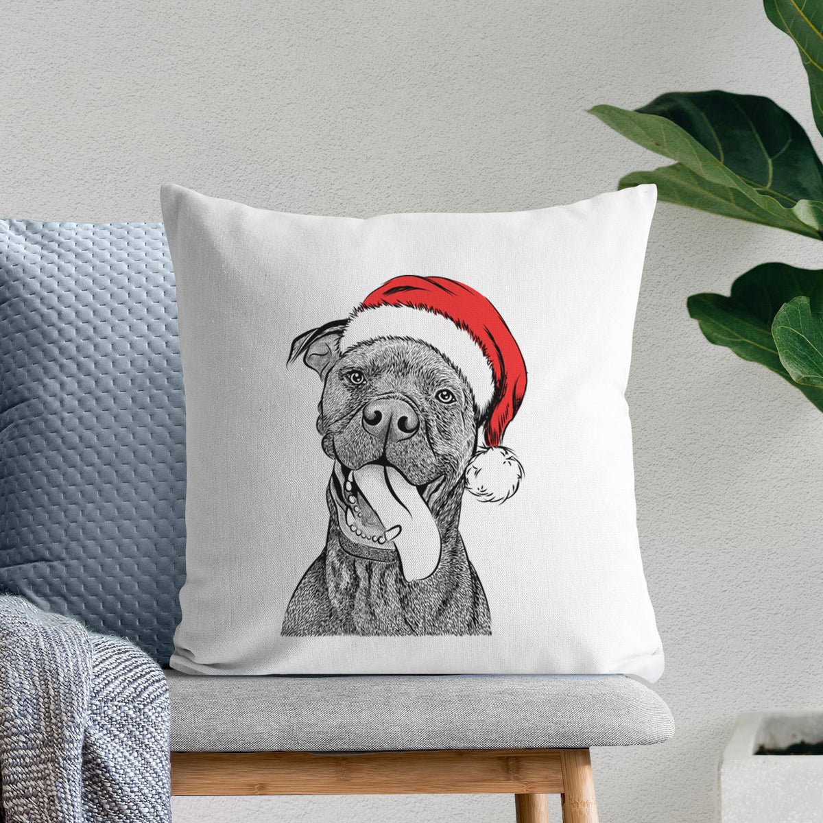 Mikey the Boxador - Throw Pillow Cover