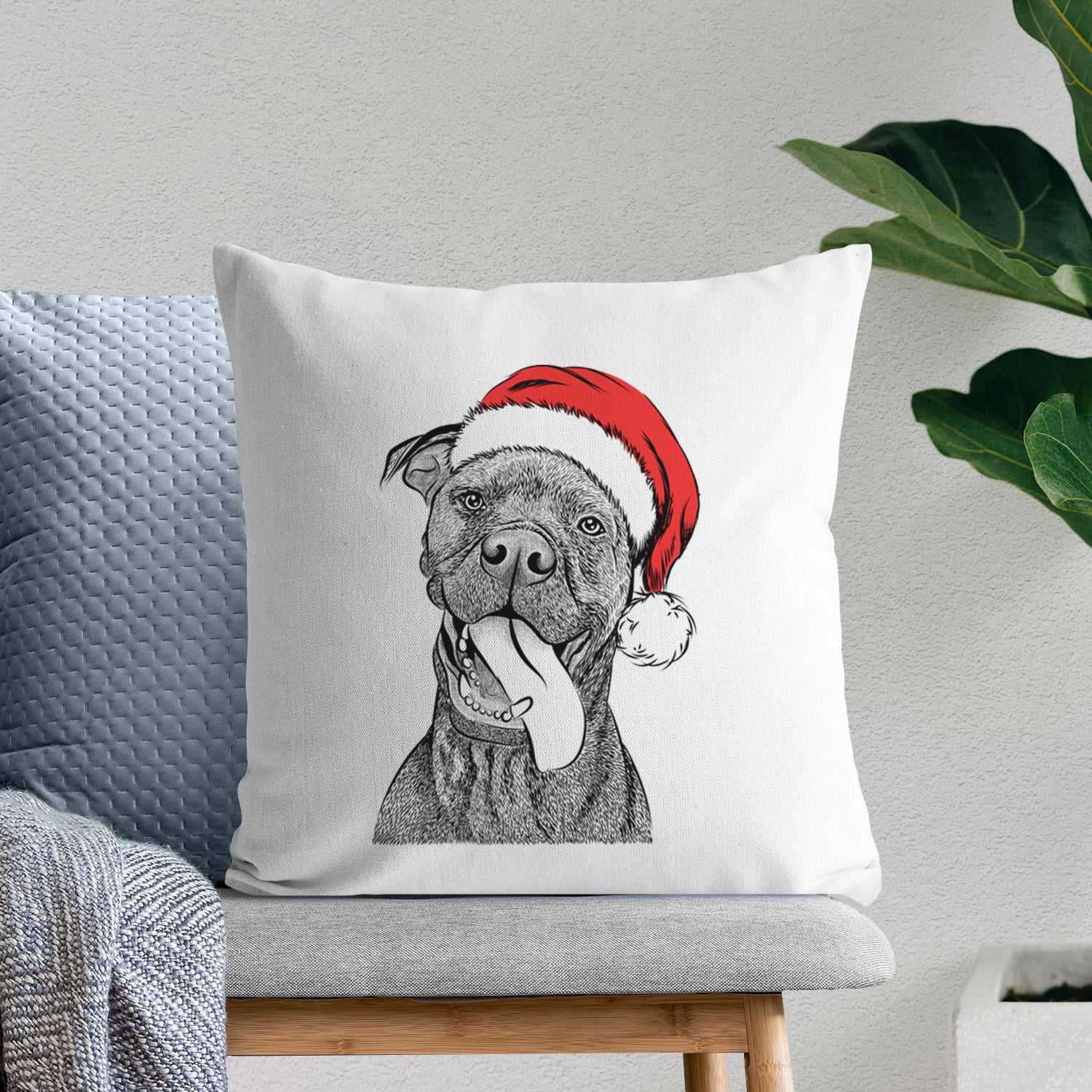 Mikey the Boxador - Throw Pillow Cover