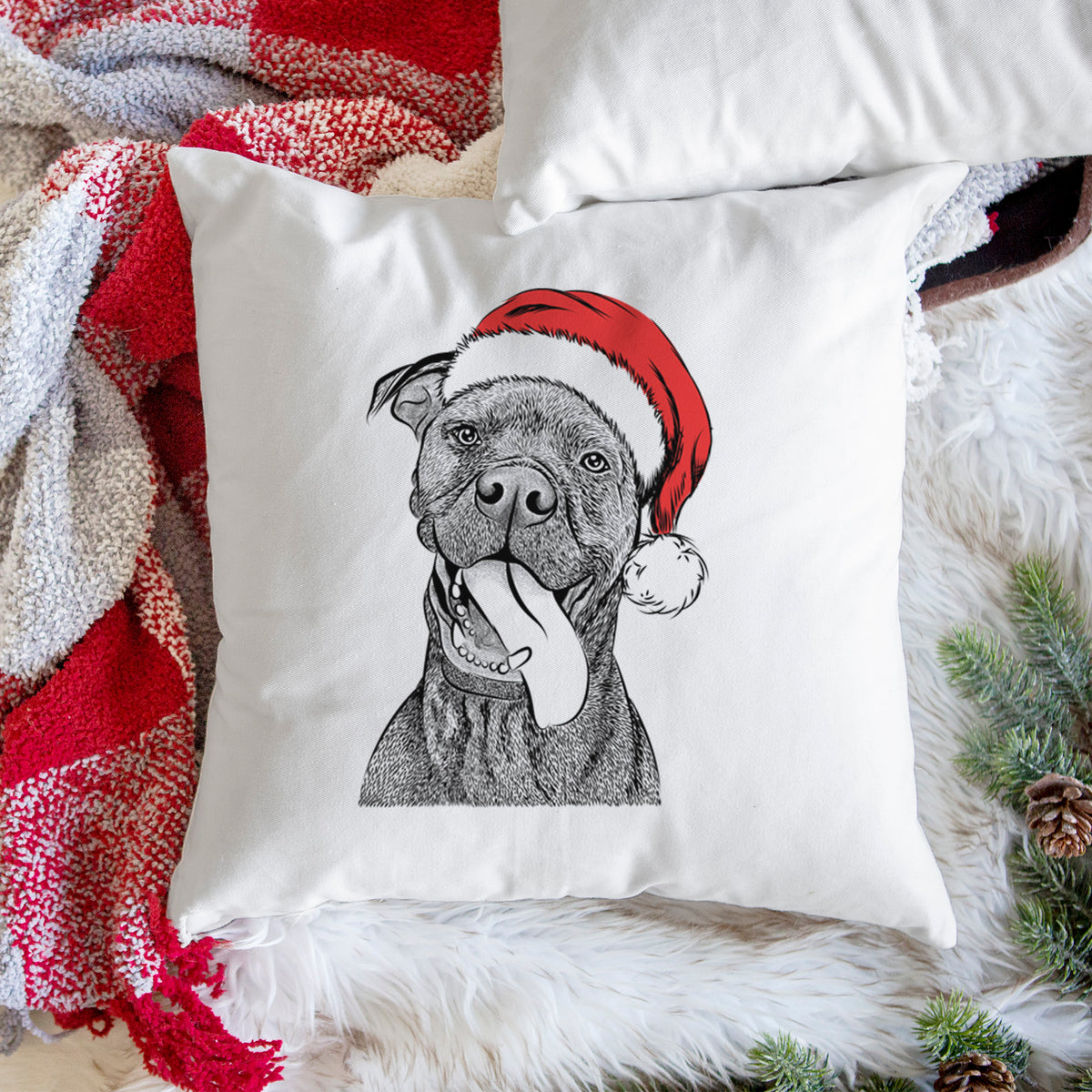 Mikey the Boxador - Throw Pillow Cover