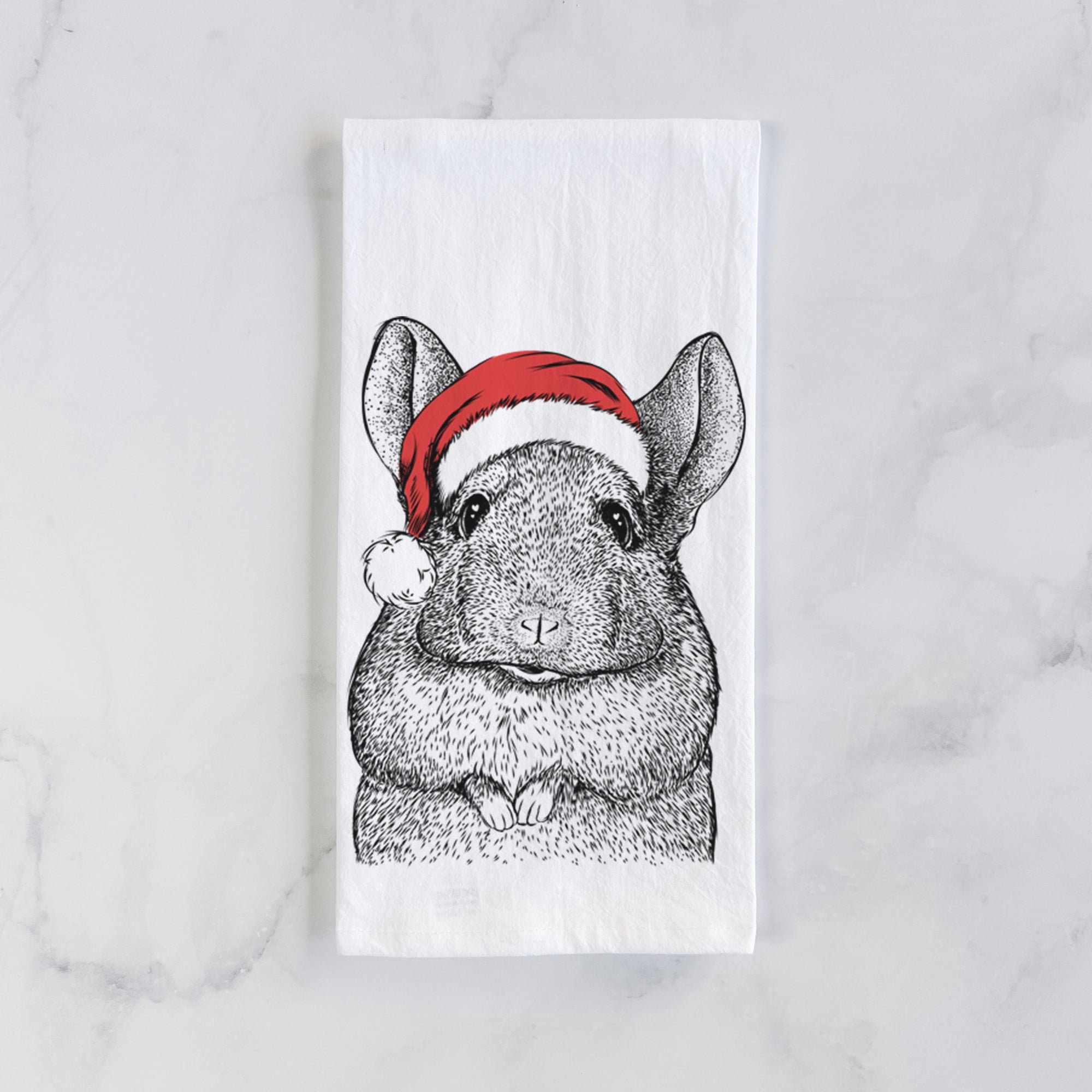 Mojo the Chinchilla Tea Towel