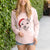 Santa Mortimer the Mixed Breed - Cali Wave Hooded Sweatshirt