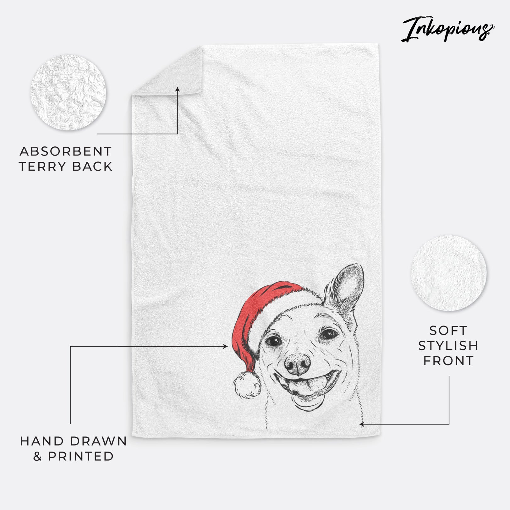 Mortimer the Mixed Breed Premium Hand Towel