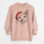 Santa Mortimer the Mixed Breed - Unisex Pigment Dyed Crew Sweatshirt