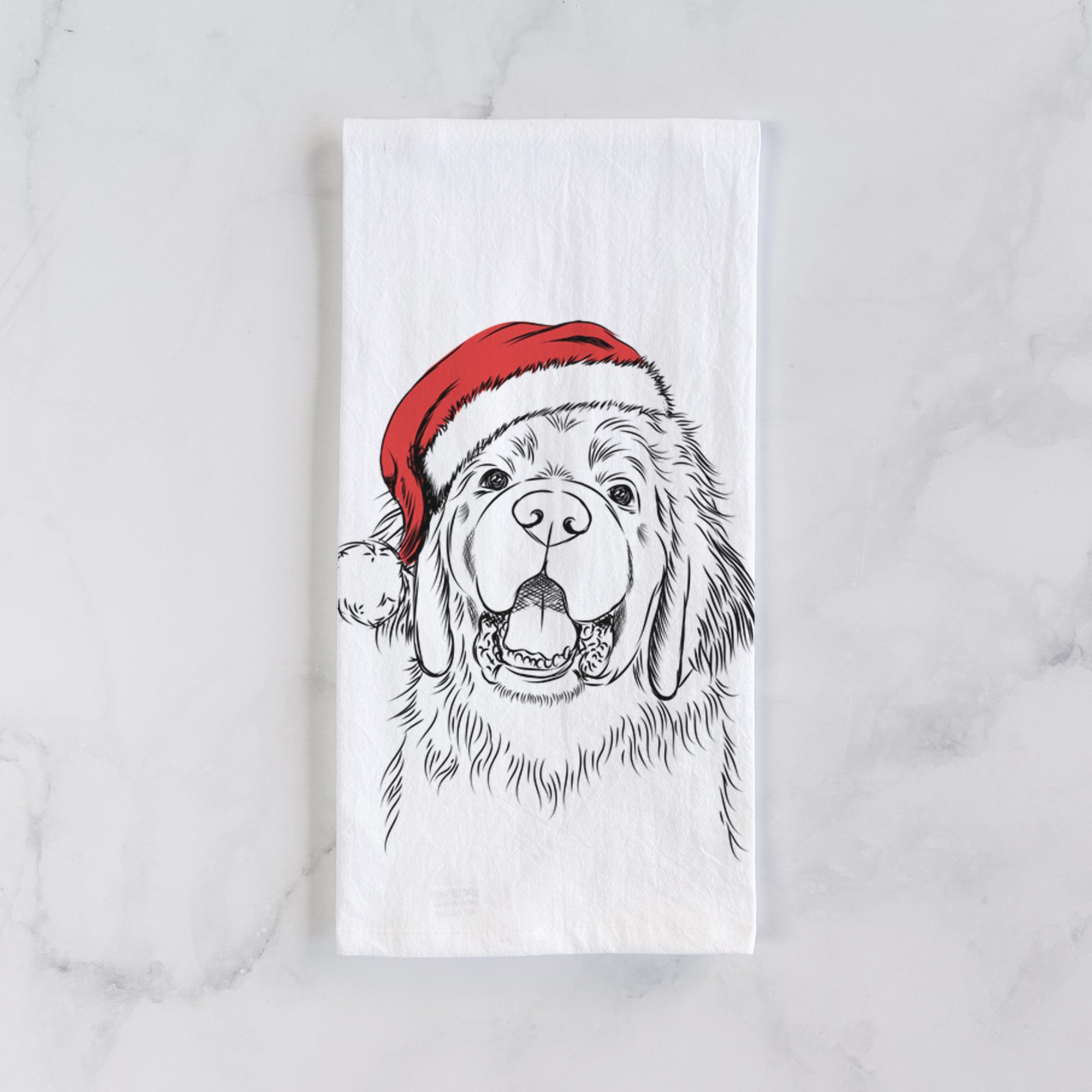 Mozart the Newfoundland Tea Towel