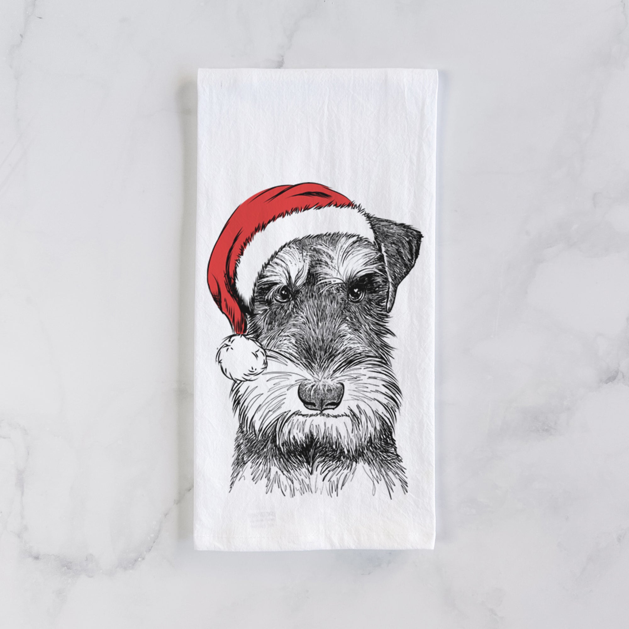 Murphy the Mini Schnauzer Tea Towel