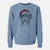 Santa Myrtle Mae the Aussiedoodle - Unisex Pigment Dyed Crew Sweatshirt