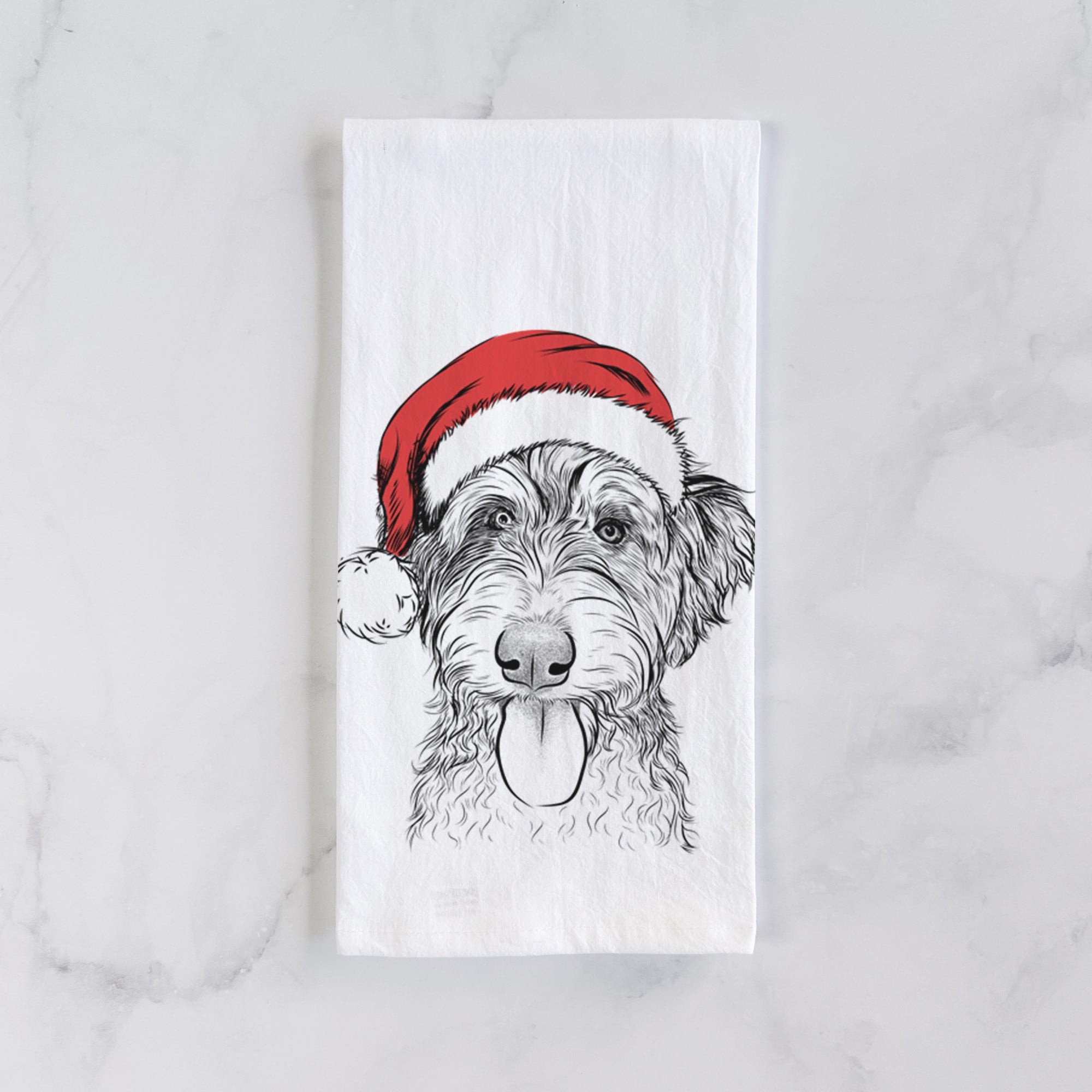 Myrtle Mae the Aussiedoodle Tea Towel