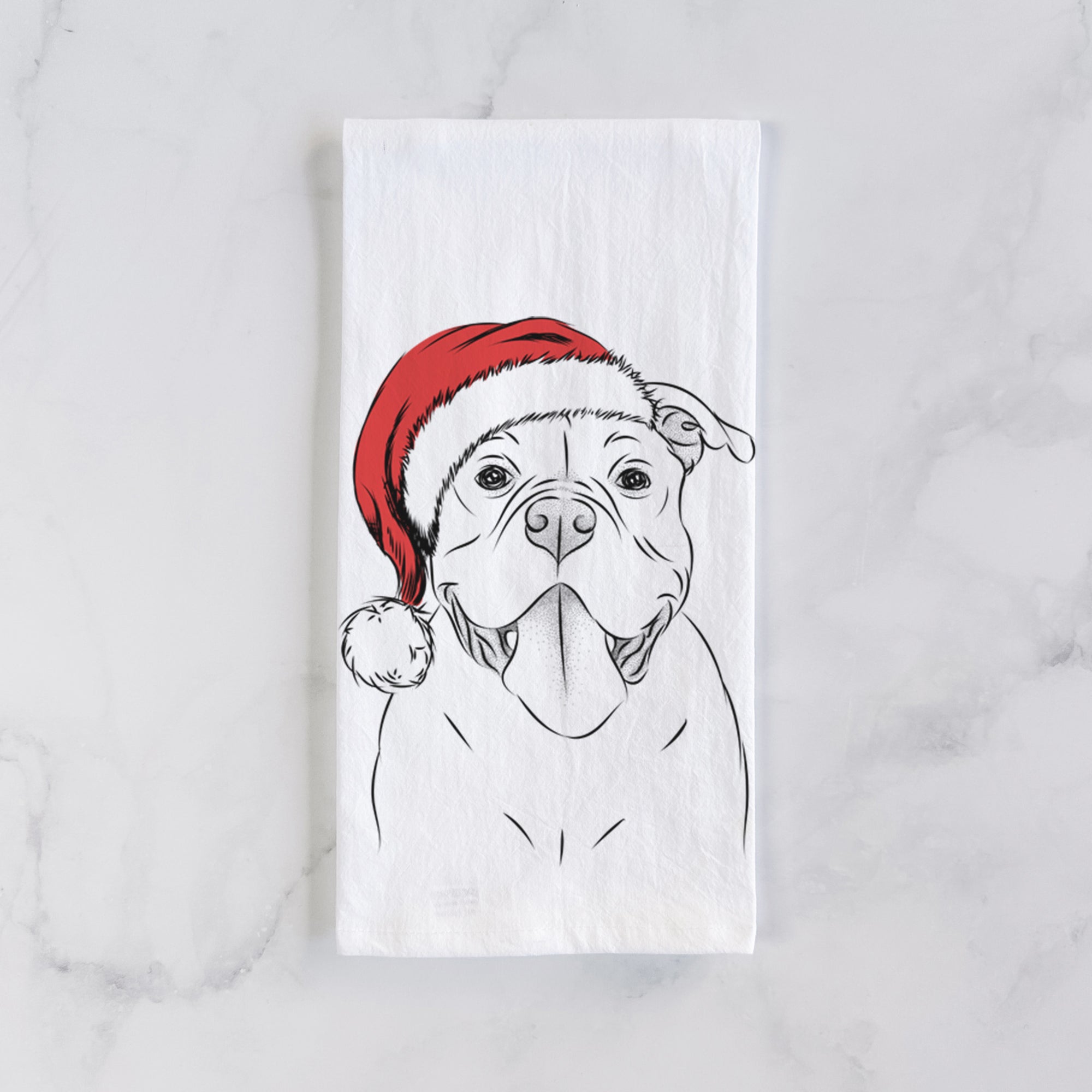 Nacho the American Bully Tea Towel