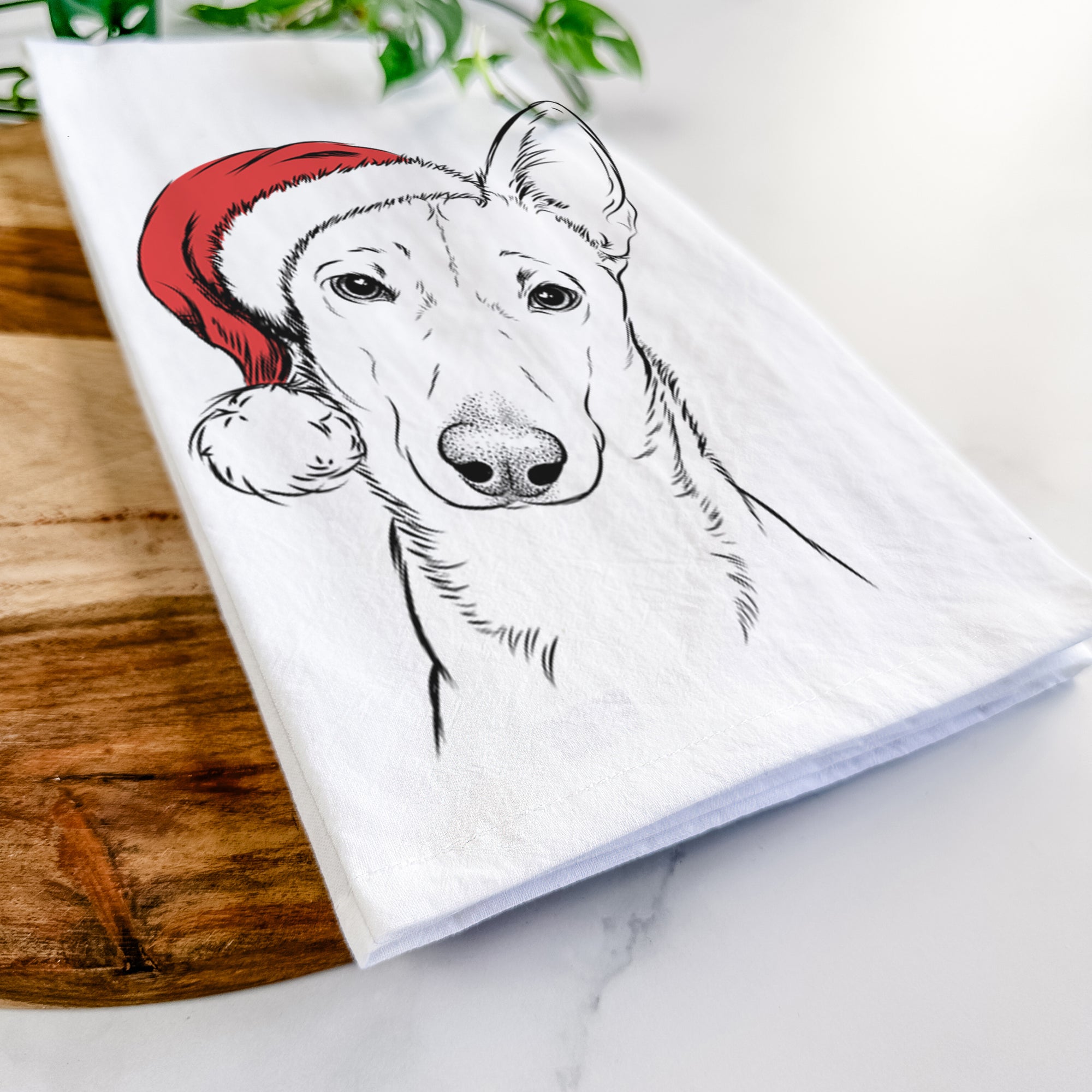 Nala the Carolina Dog Tea Towel