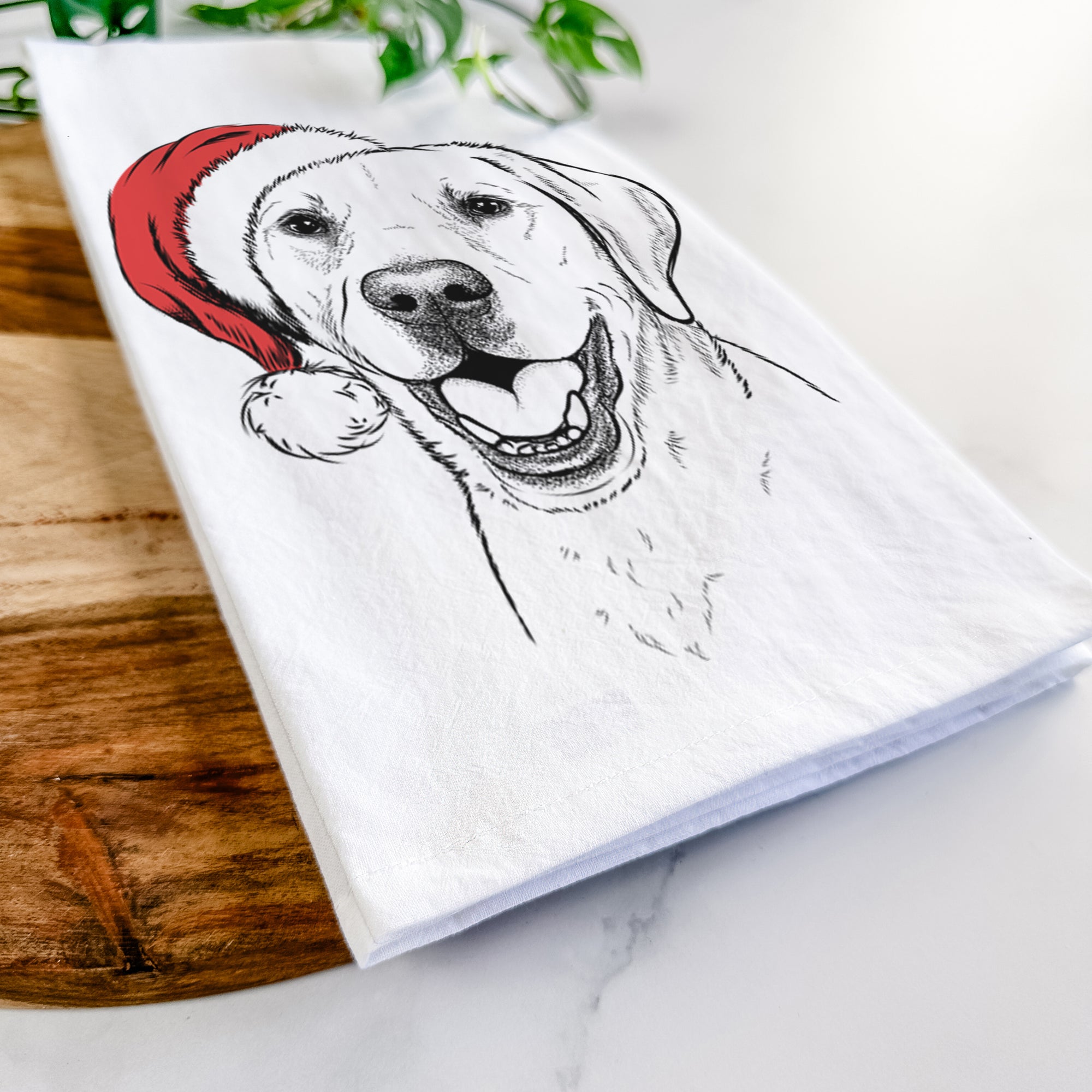 Nate the Labrador Retriever Tea Towel