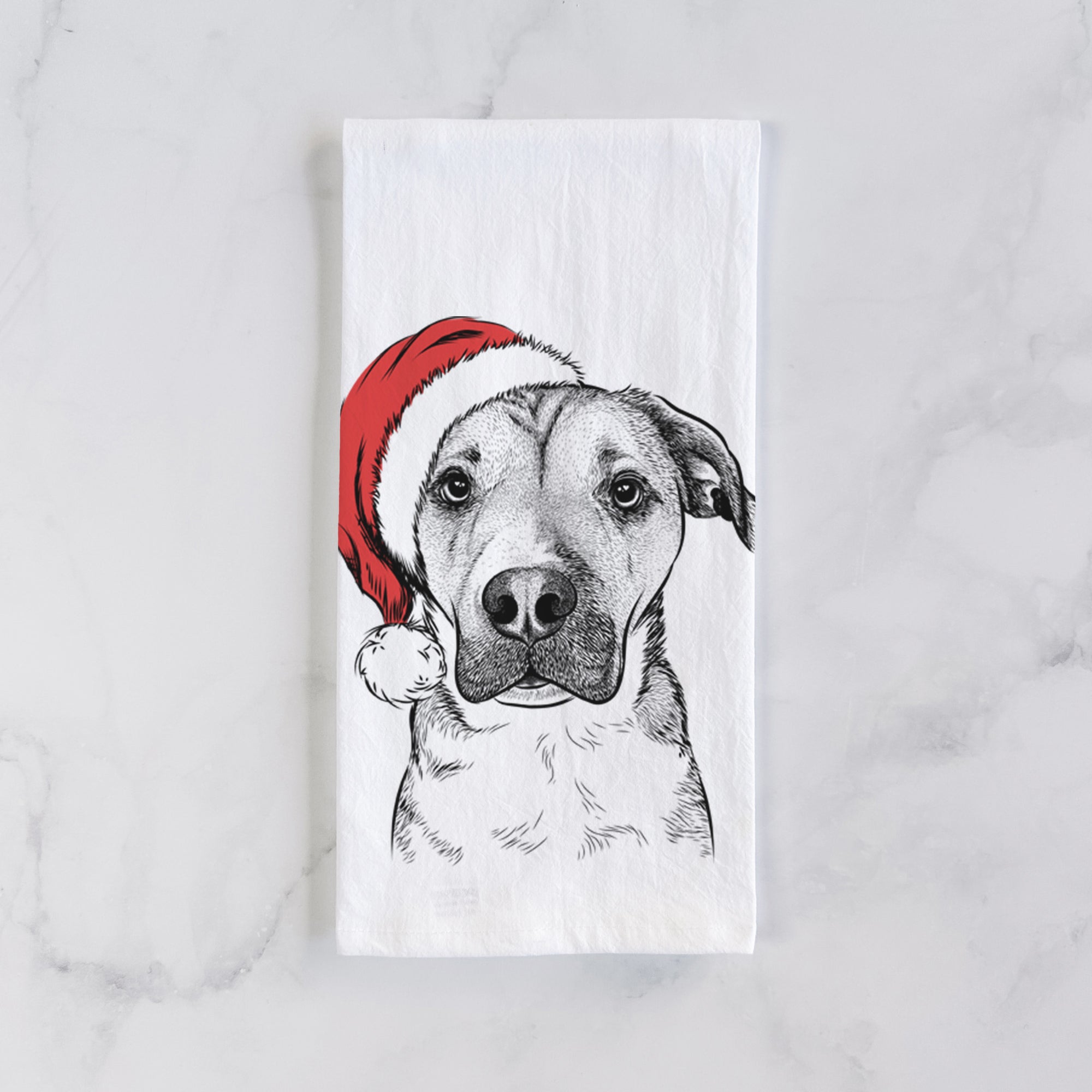 Nemo the Mixed Breed Tea Towel