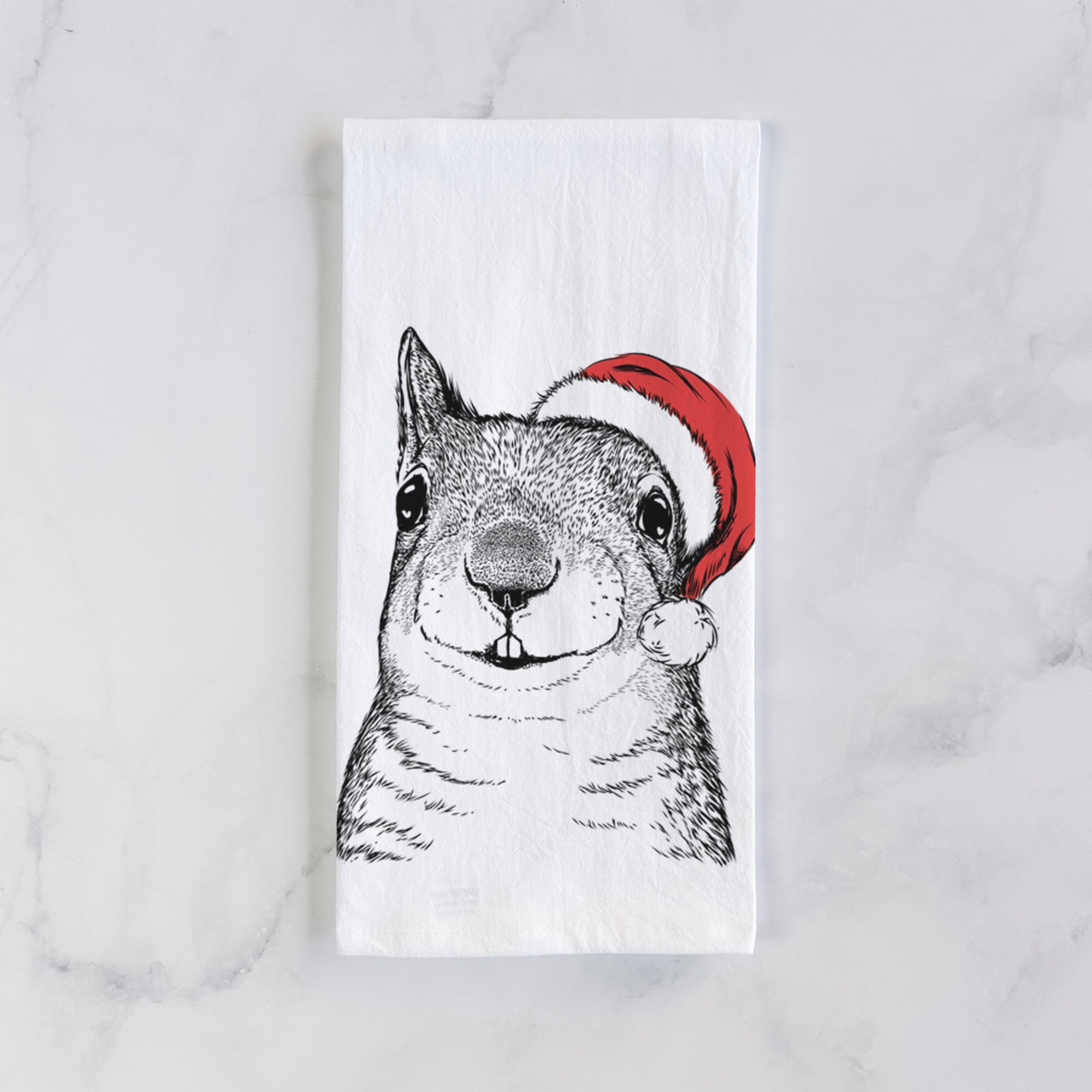 Nibbles the Squirrel Tea Towel