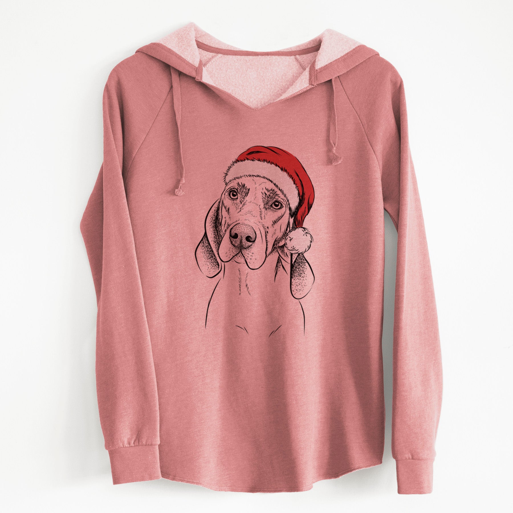 Santa Norman the Plott Hound - Cali Wave Hooded Sweatshirt