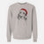 Santa Norman the Plott Hound - Unisex Pigment Dyed Crew Sweatshirt