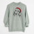 Santa Norman the Plott Hound - Unisex Pigment Dyed Crew Sweatshirt