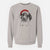 Santa Nyx the Great Dane - Unisex Pigment Dyed Crew Sweatshirt