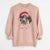 Santa Nyx the Great Dane - Unisex Pigment Dyed Crew Sweatshirt