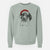 Santa Nyx the Great Dane - Unisex Pigment Dyed Crew Sweatshirt