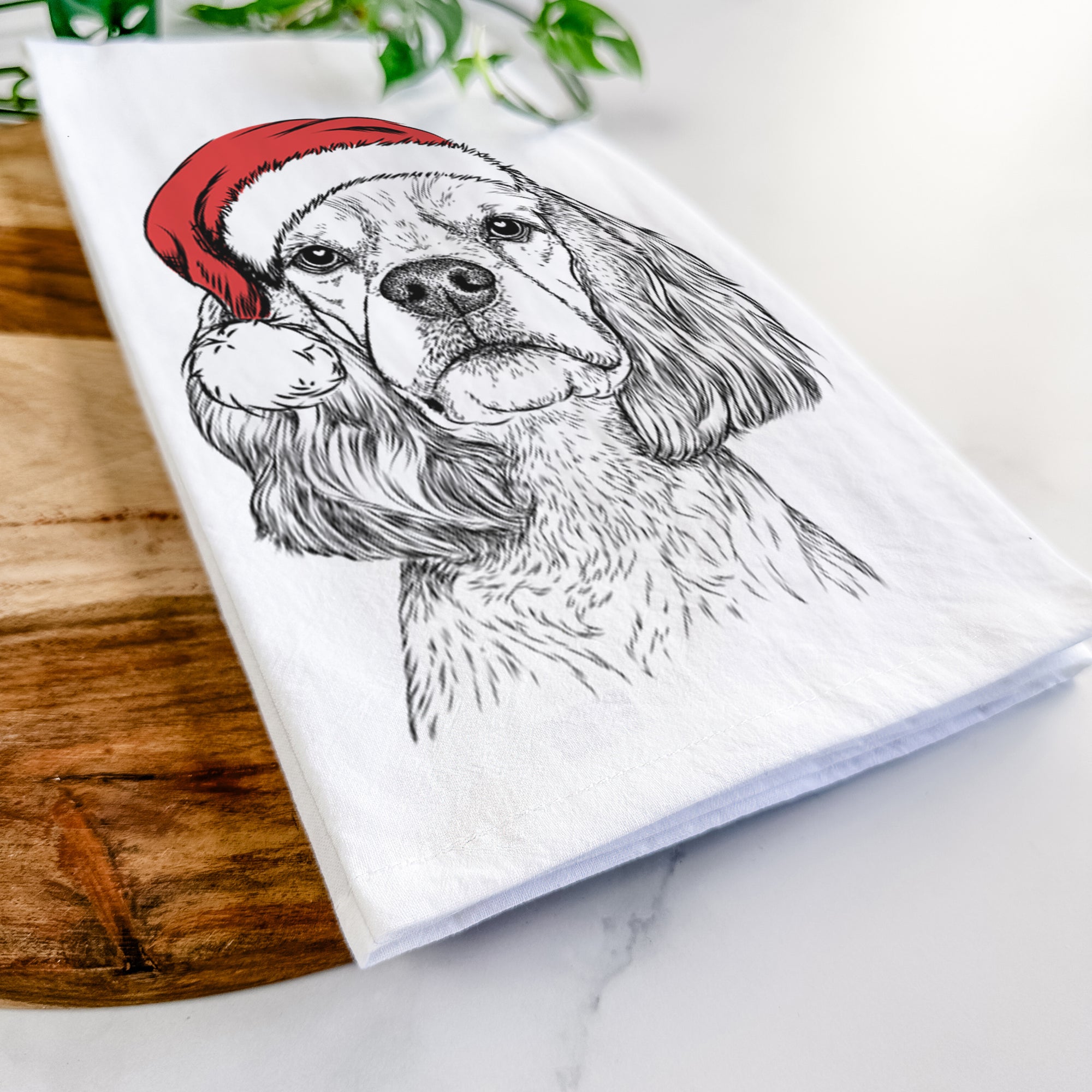 Oakley the American Cocker Spaniel Tea Towel