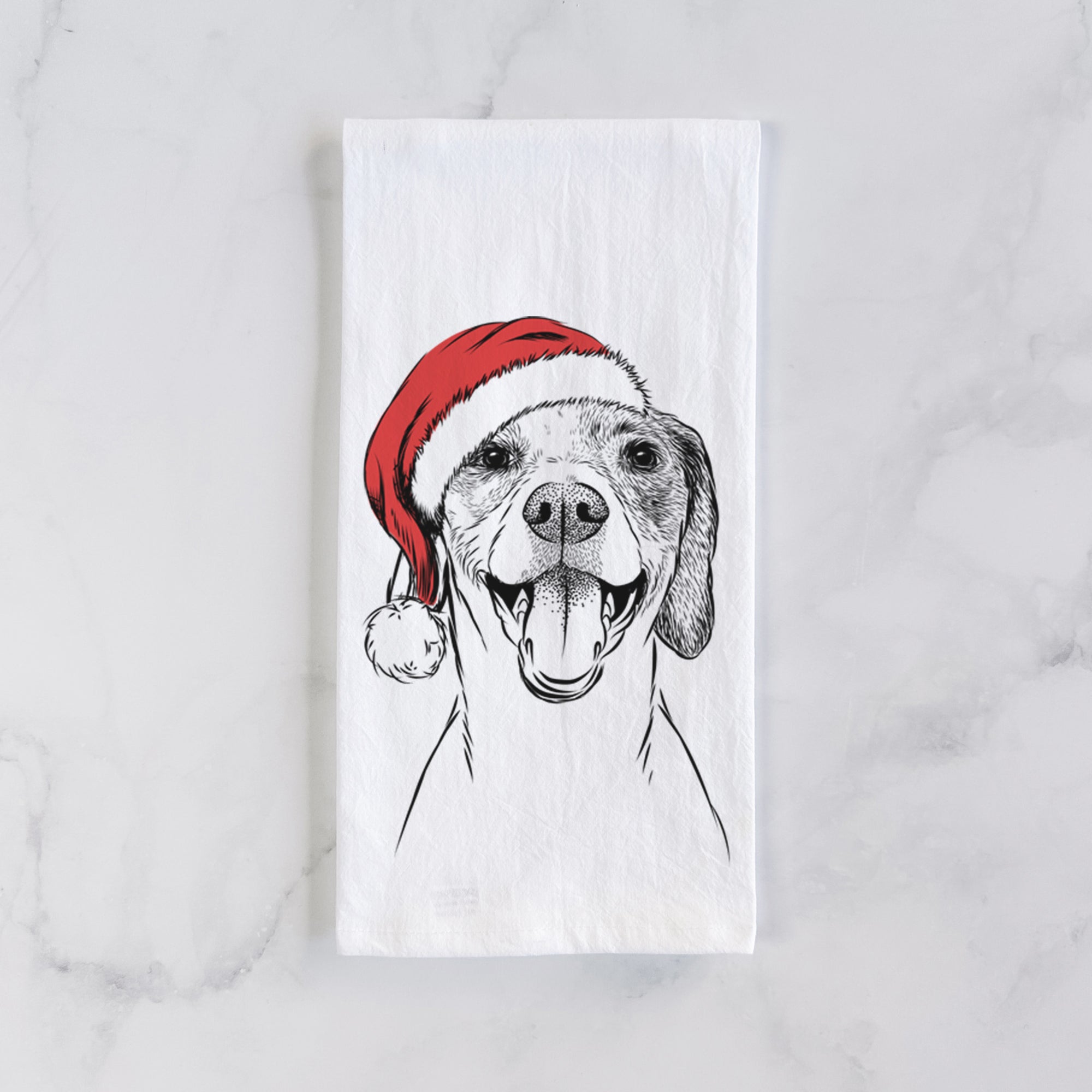 Obi the Beagle Mix Tea Towel