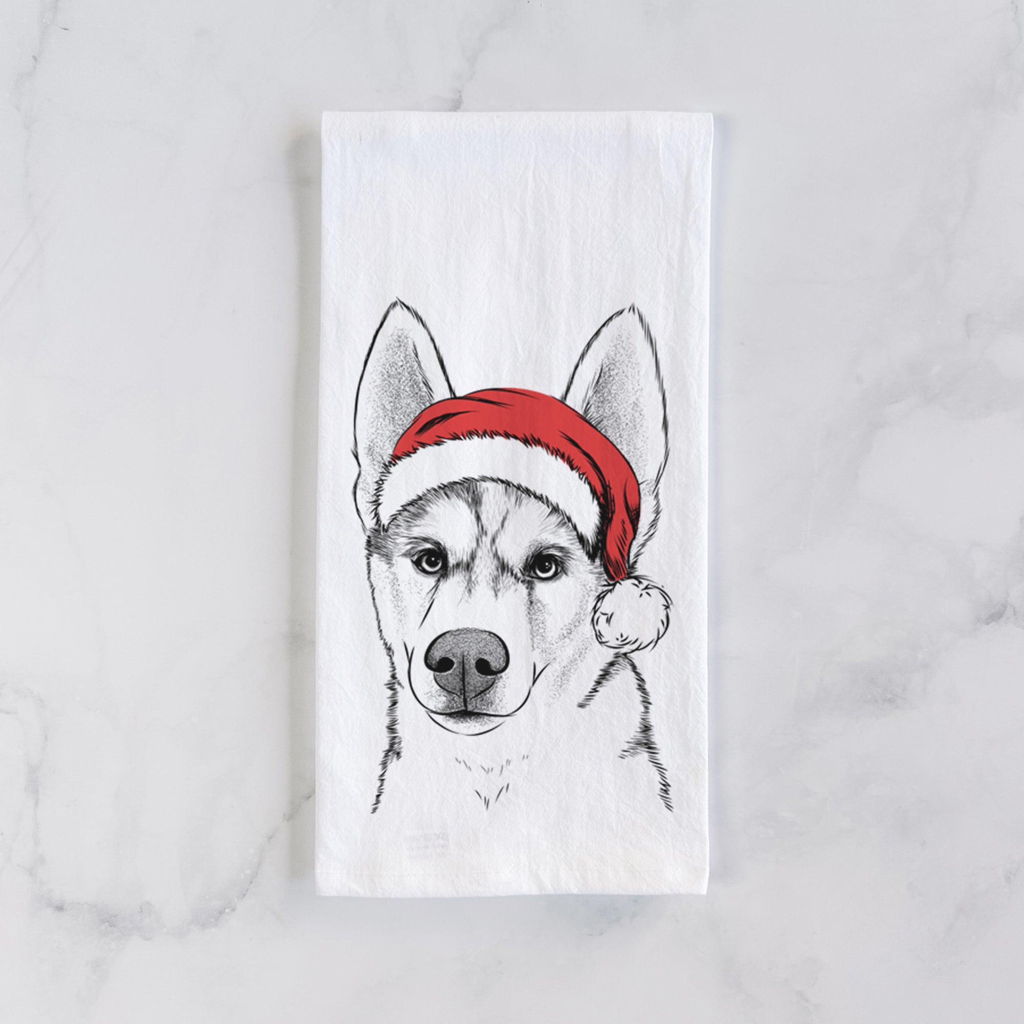 Odin the Siberian Husky Tea Towel