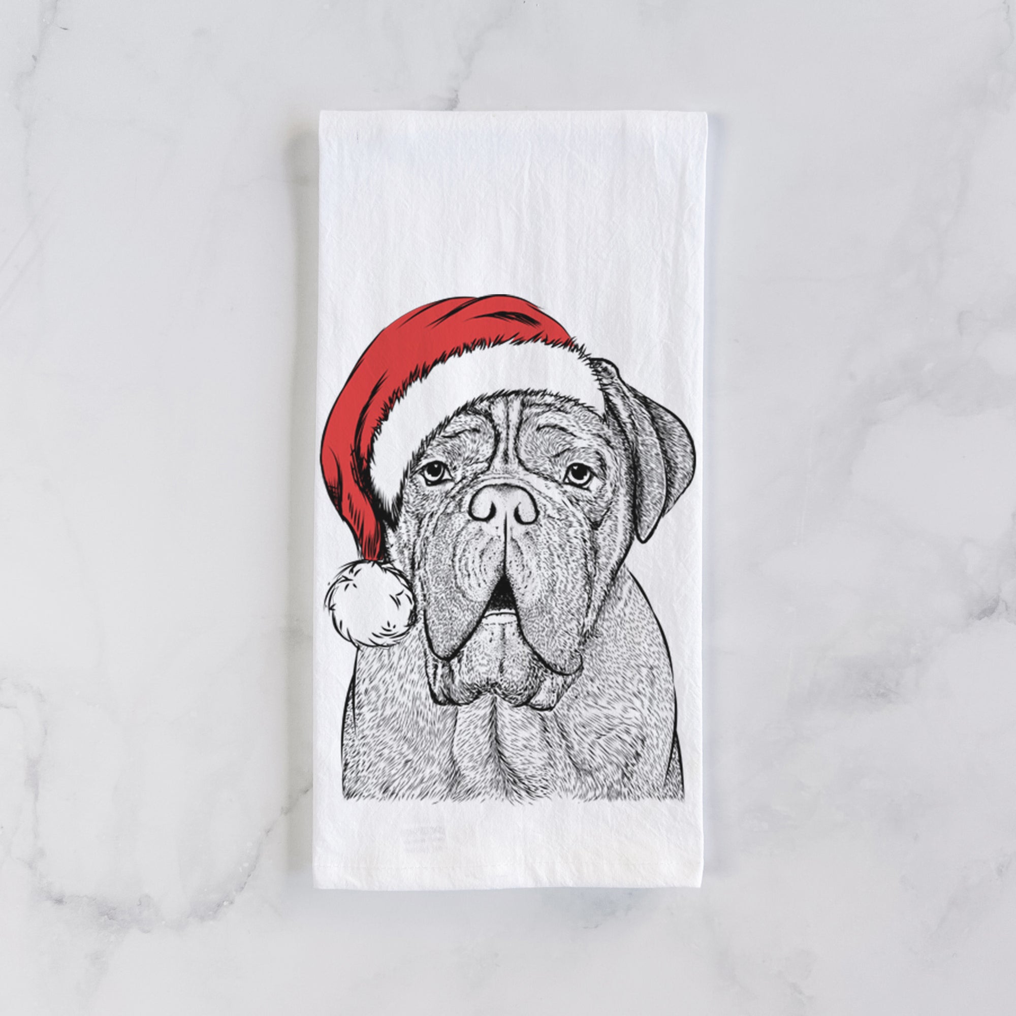 Optimus the Dogue de Bordeaux Tea Towel