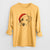 Santa P Pie the Mixed Breed - Men's Heavyweight 100% Cotton Long Sleeve