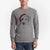 Santa P Pie the Mixed Breed - Men's Heavyweight 100% Cotton Long Sleeve