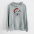 Santa Hat Padre the Pitbull Mix - Unisex Pigment Dyed Hoodie