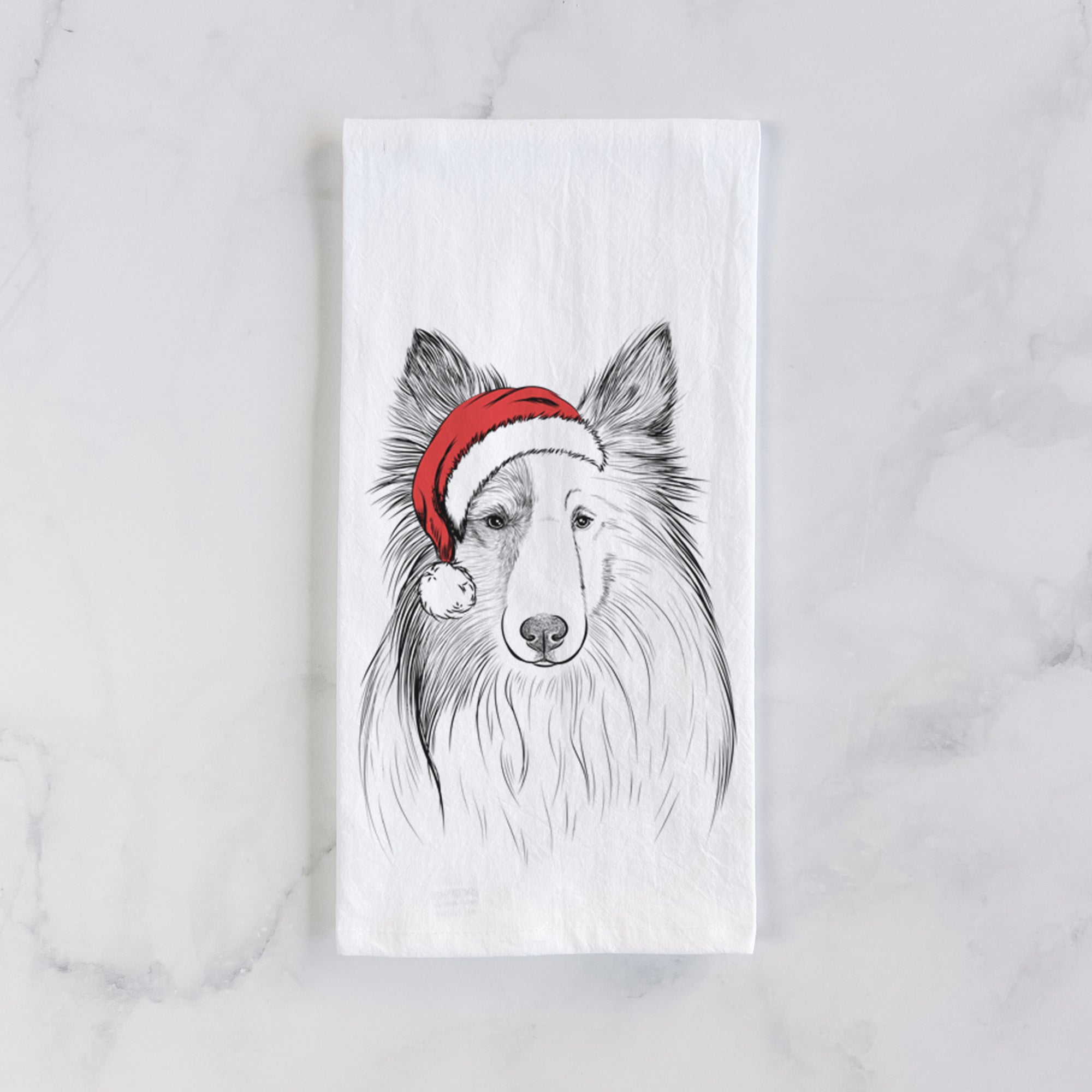 Palin the Shetland Sheepdog Tea Towel