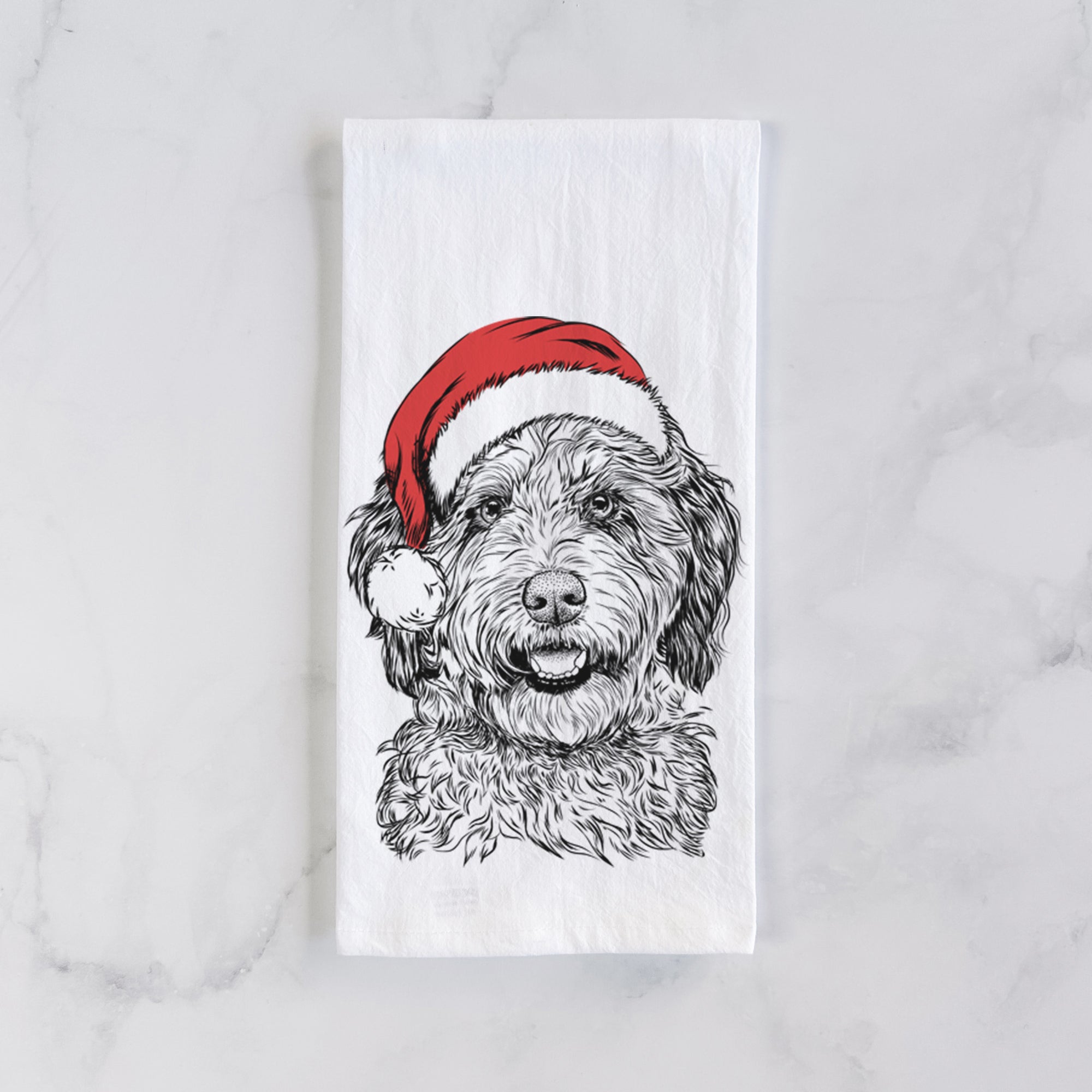 Palmer the Aussiedoodle Tea Towel