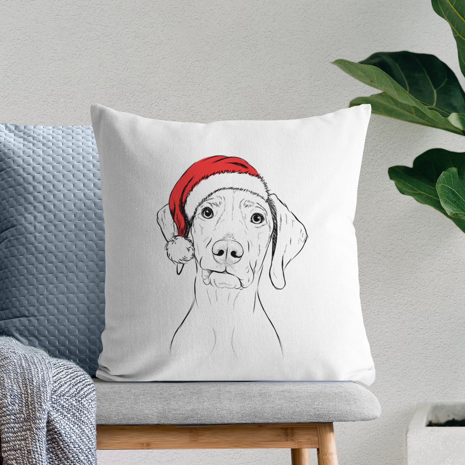 Pawley the Vizsla - Throw Pillow Cover