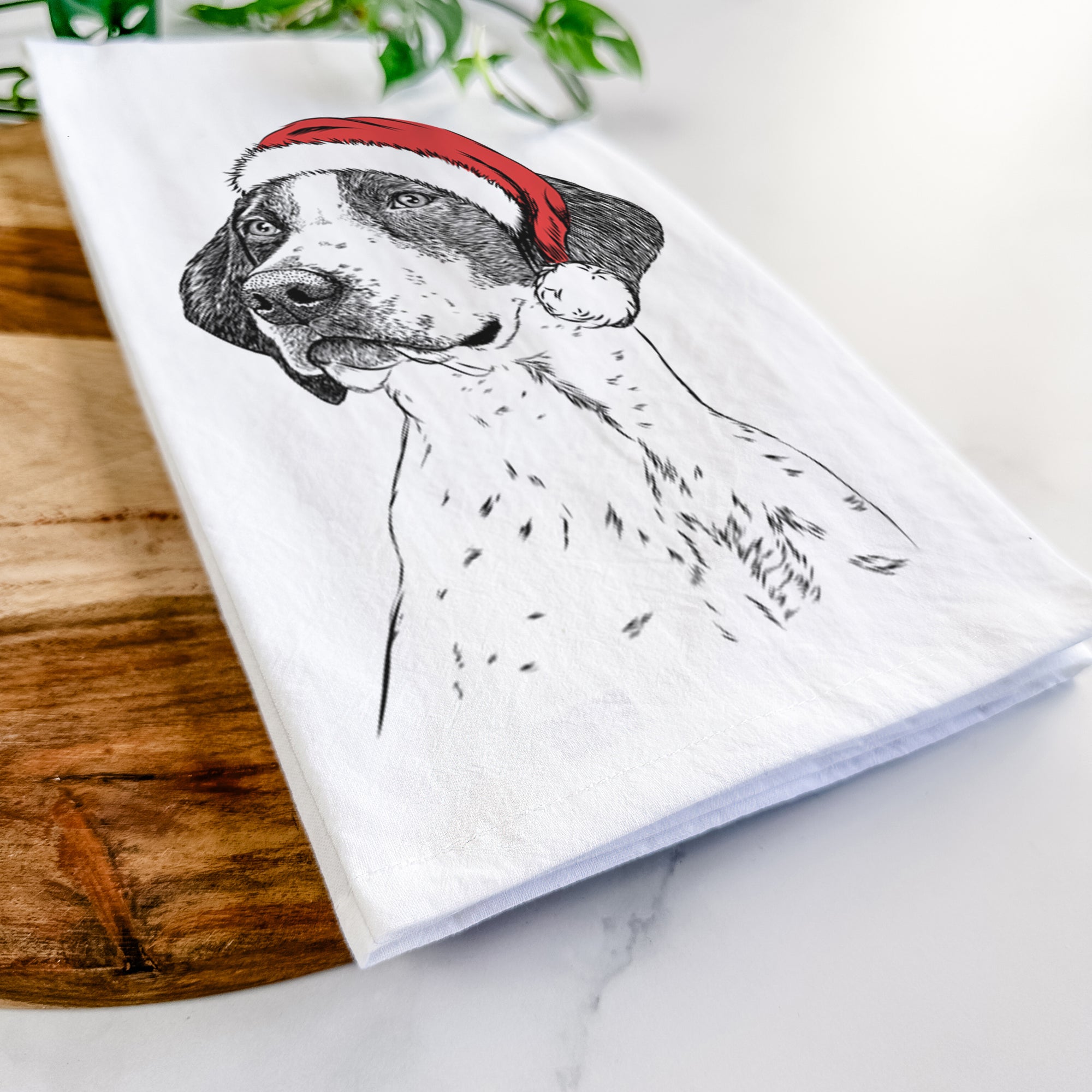 Payton the Mixed Breed Tea Towel