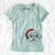 Santa Pebbles the Shorkie - Women's Perfect V-neck Shirt