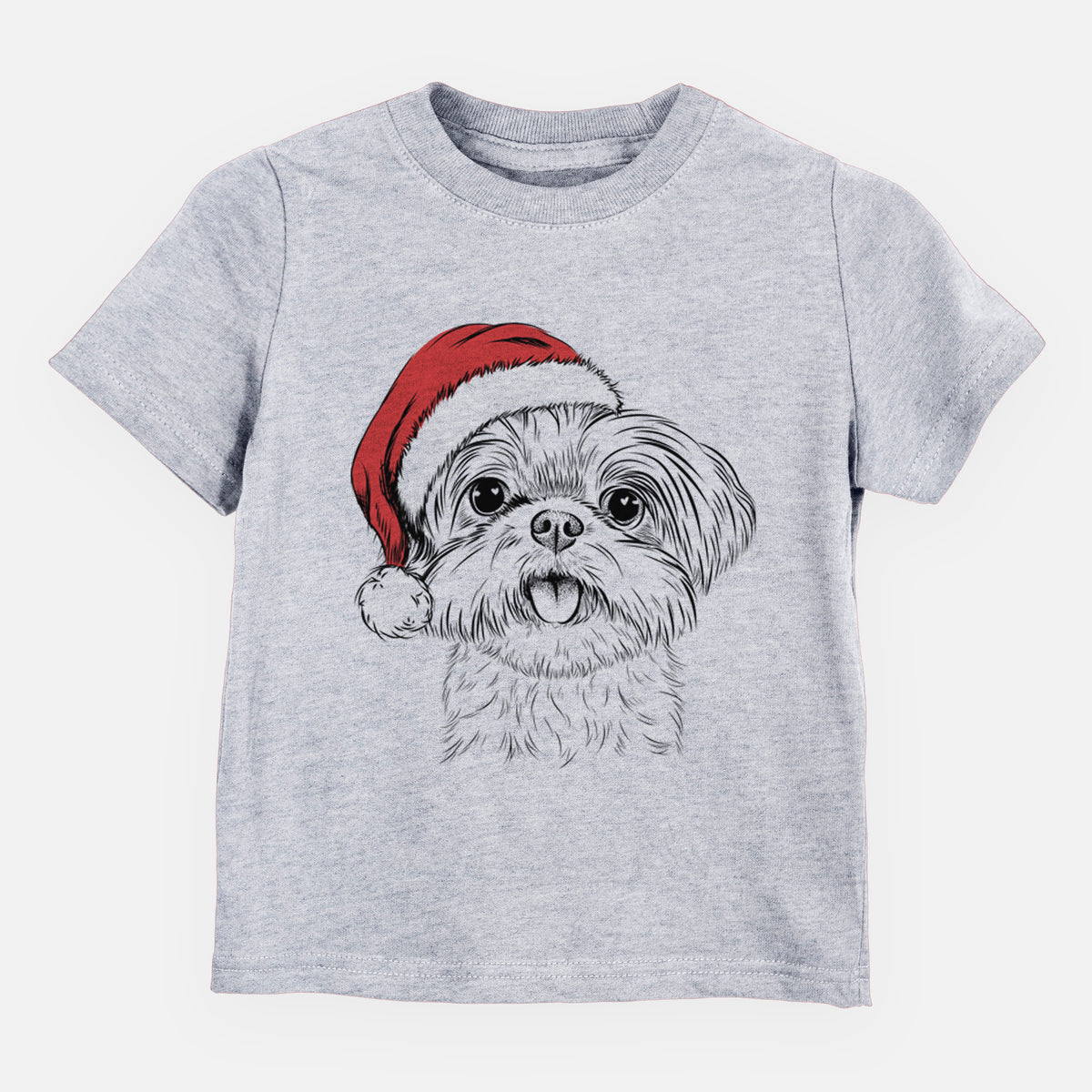 Santa Pebbles the Shorkie - Kids/Youth/Toddler Shirt