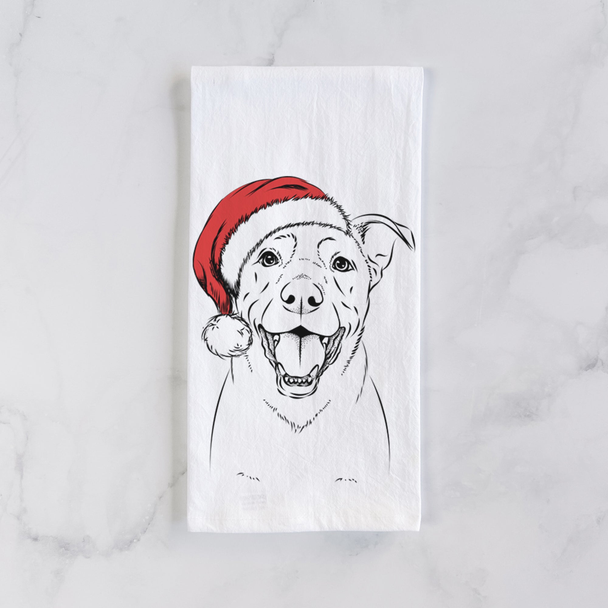 Pele the Lab Mix Tea Towel