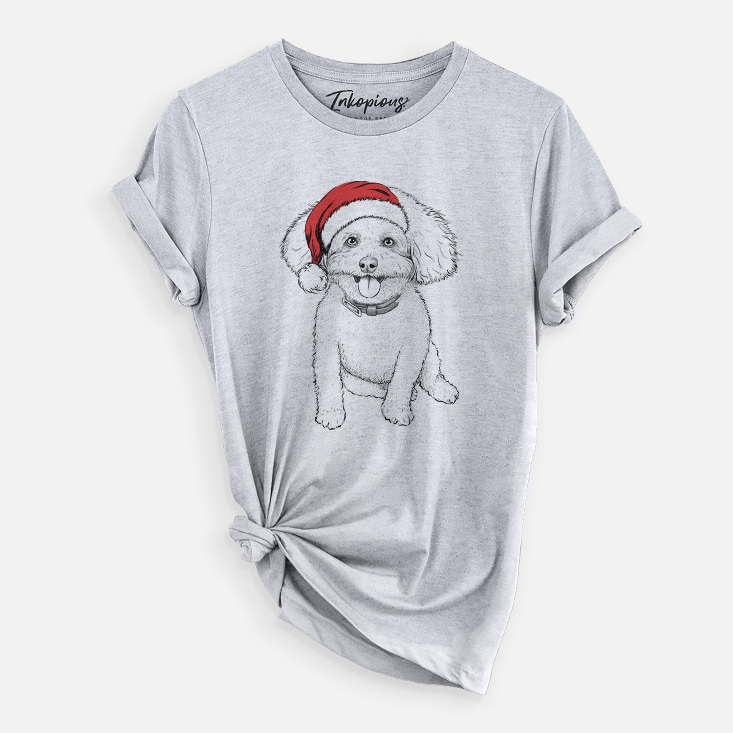 Santa Peyton the Bichon Frise - Unisex Crewneck