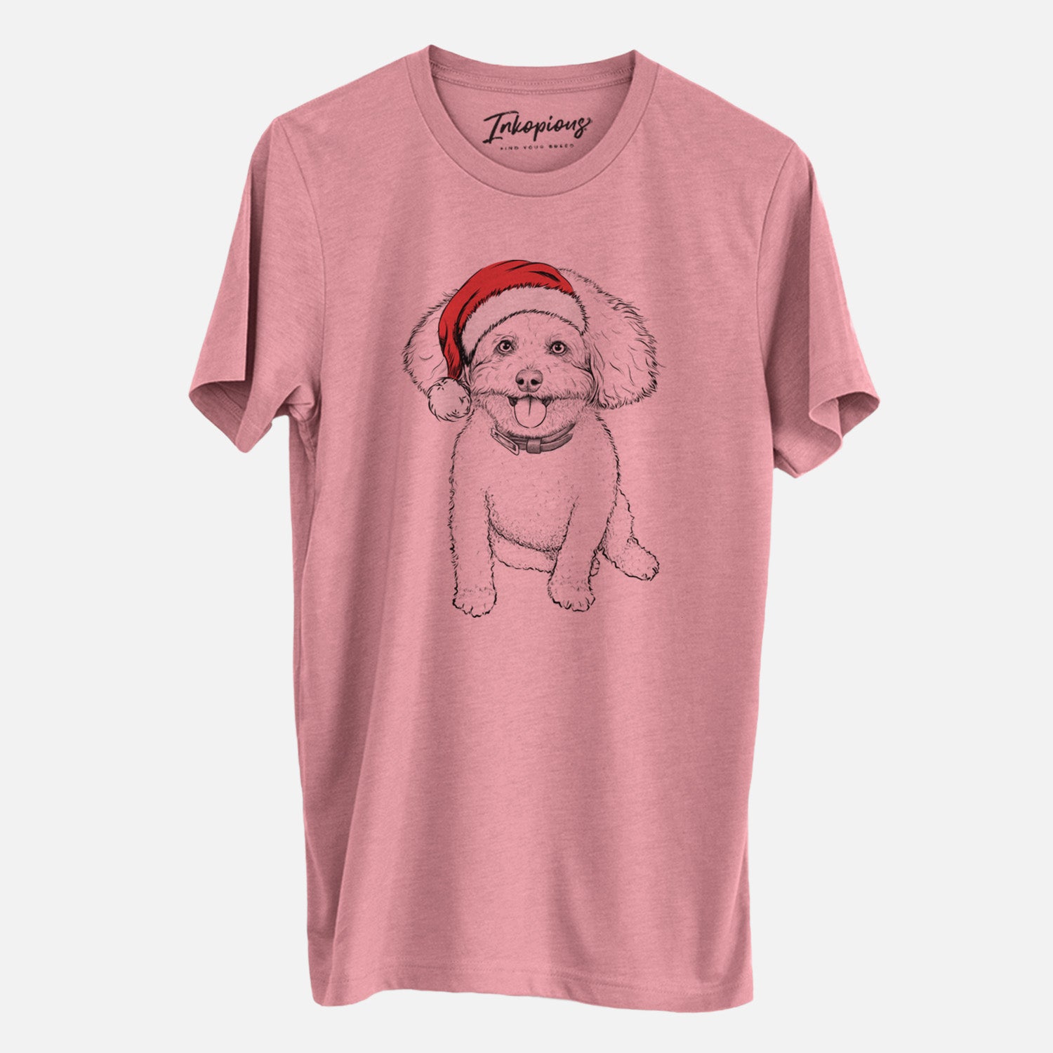 Santa Peyton the Bichon Frise - Unisex Crewneck