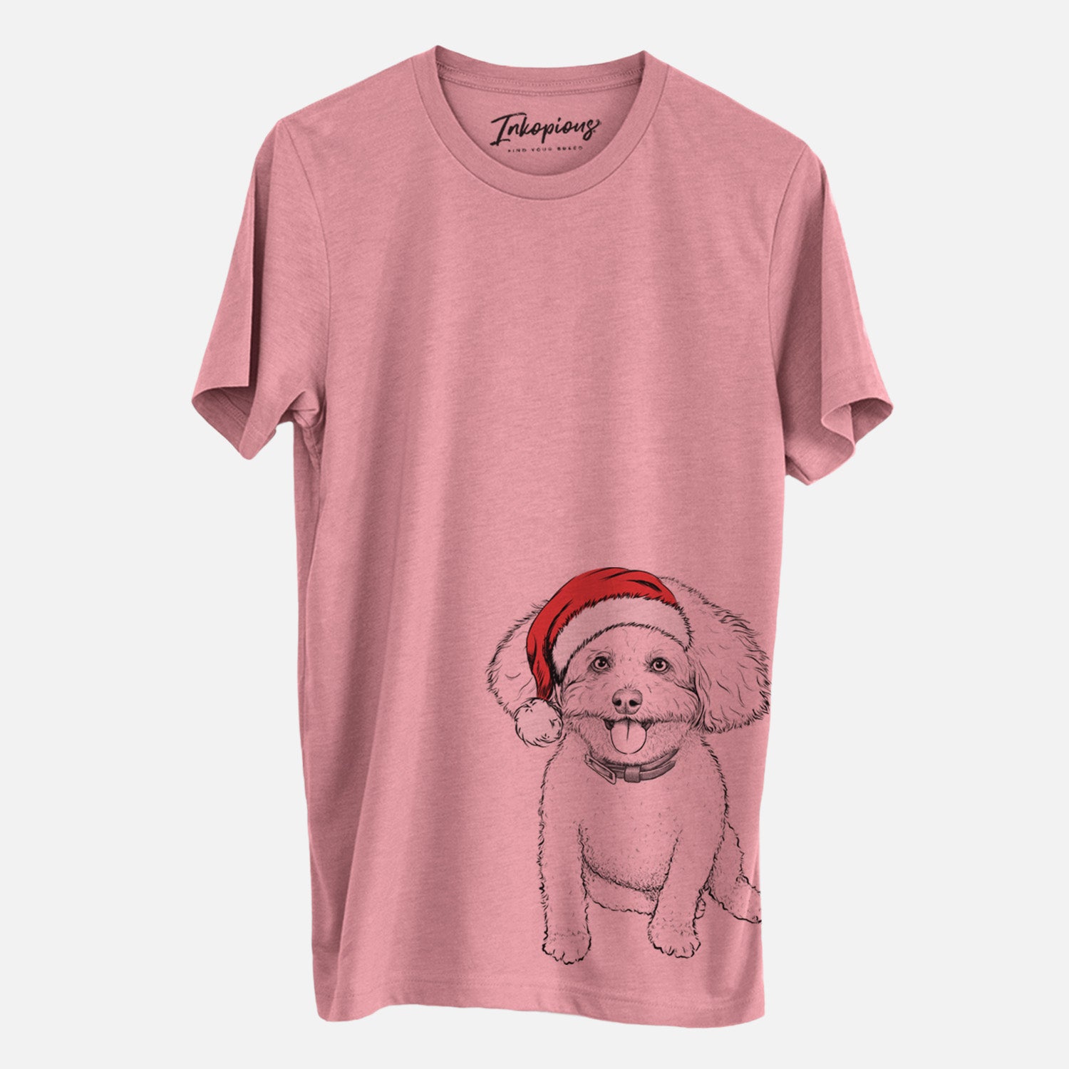 Santa Peyton the Bichon Frise - Unisex Crewneck