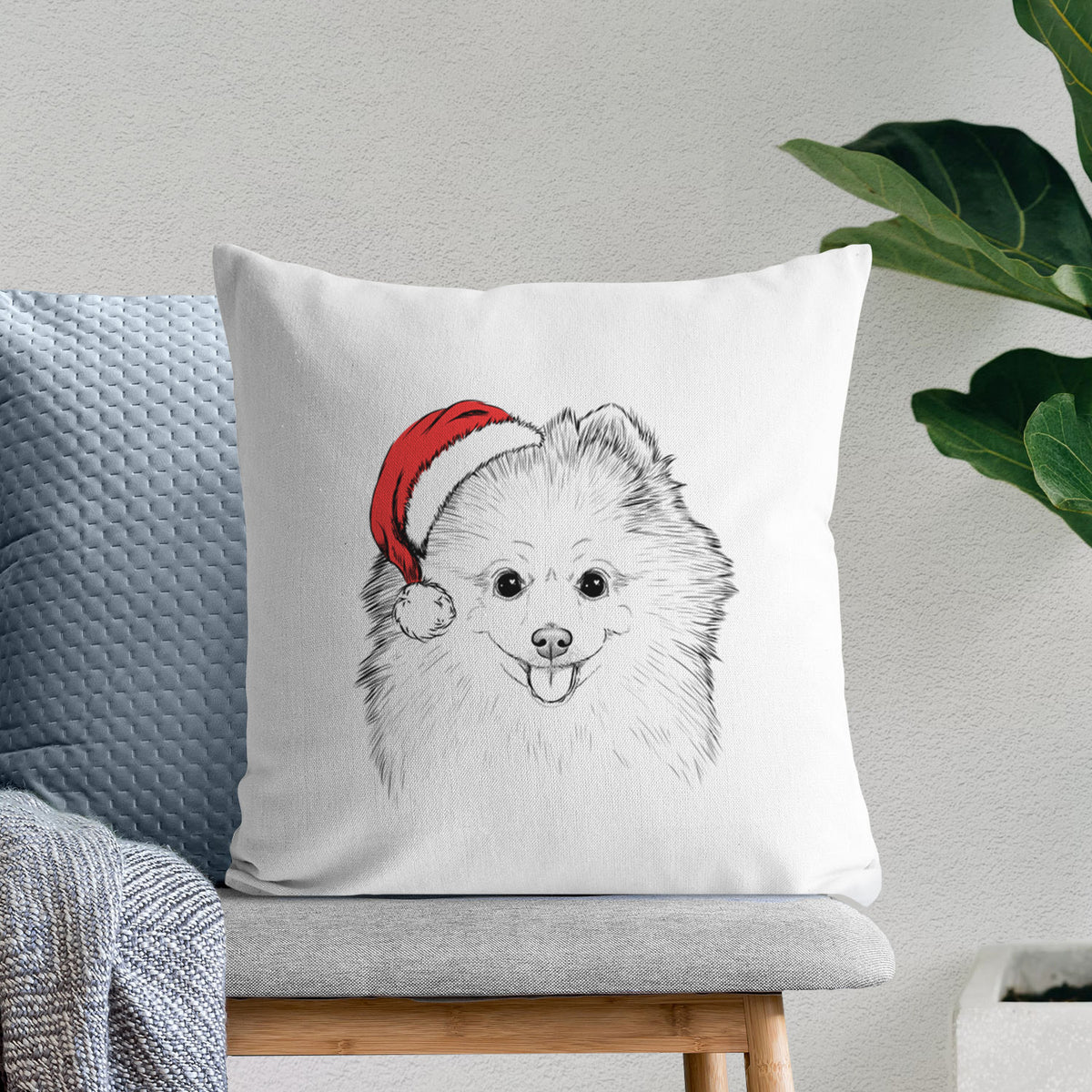 Piper Jo the Pomeranian - Throw Pillow Cover