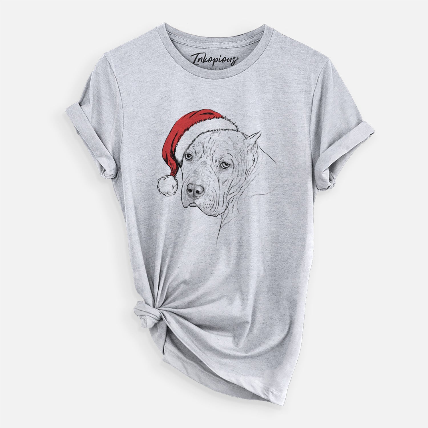 Santa Precious the Staffordshire Terrier - Unisex Crewneck